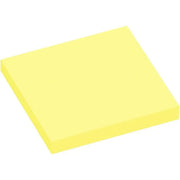 Lot 12 blocs de 100 feuilles de notes repositionnables 75x75mm jaune pastel - Ma Rentrée Facile