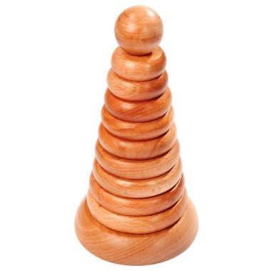 Lot de 12 encastrements multiples en bois naturel - Ma Rentrée Facile