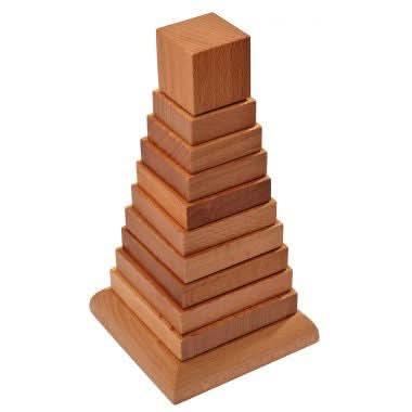 Lot de 12 encastrements multiples en bois naturel - Ma Rentrée Facile