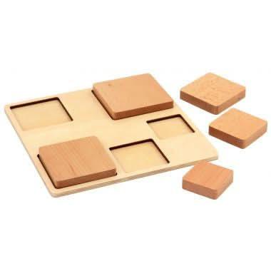 Lot de 12 encastrements multiples en bois naturel - Ma Rentrée Facile