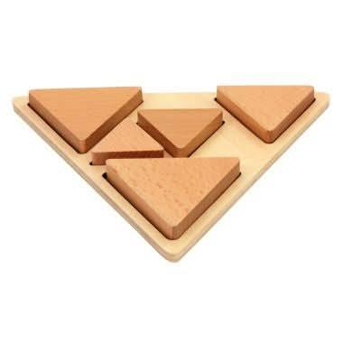 Lot de 12 encastrements multiples en bois naturel - Ma Rentrée Facile