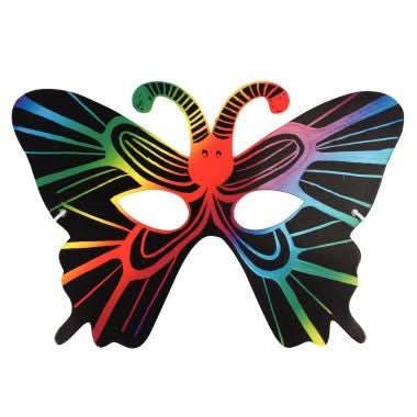 Lot de 12 masques en carte à gratter - Ma Rentrée Facile