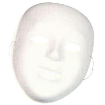 Lot de 12 masques enfants blancs - Ma Rentrée Facile
