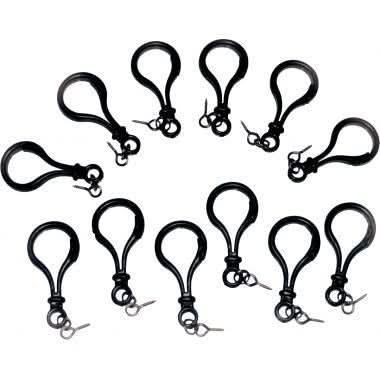 Lot de 12 mousquetons pour porte clés - Ma Rentrée Facile