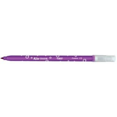 Lot de 12 pochettes de 12 feutres pointe moyenne BIC Kid Couleur - Ma Rentrée Facile