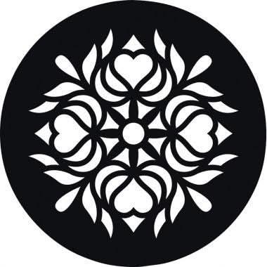 Lot de 12 pochoirs ronds Mandala - Ma Rentrée Facile