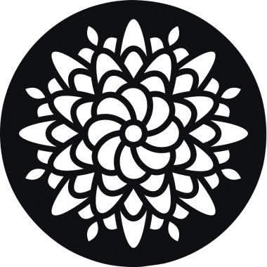 Lot de 12 pochoirs ronds Mandala - Ma Rentrée Facile