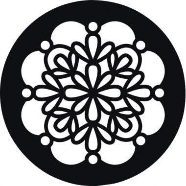 Lot de 12 pochoirs ronds Mandala - Ma Rentrée Facile