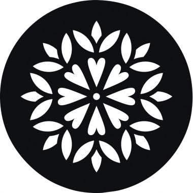 Lot de 12 pochoirs ronds Mandala - Ma Rentrée Facile