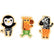 Lot de 12 puzzles magnétiques, les animaux du zoo DJECO - Ma Rentrée Facile