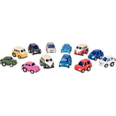 Lot de 12 véhicules Mini Racer 5 cm assortis - Ma Rentrée Facile