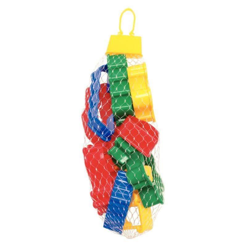 Lot de 16 maxi emporte pièces, formes et couleurs assorties : bleu, rouge, vert et jaune - Ma Rentrée Facile