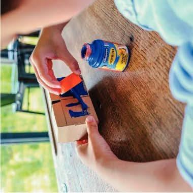 Lot de 196 briques en carton brun à monter - Ma Rentrée Facile