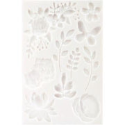 Lot de 2 moules silicone tropical et floral pour pâte Fimo 20 x 13 cm - Ma Rentrée Facile