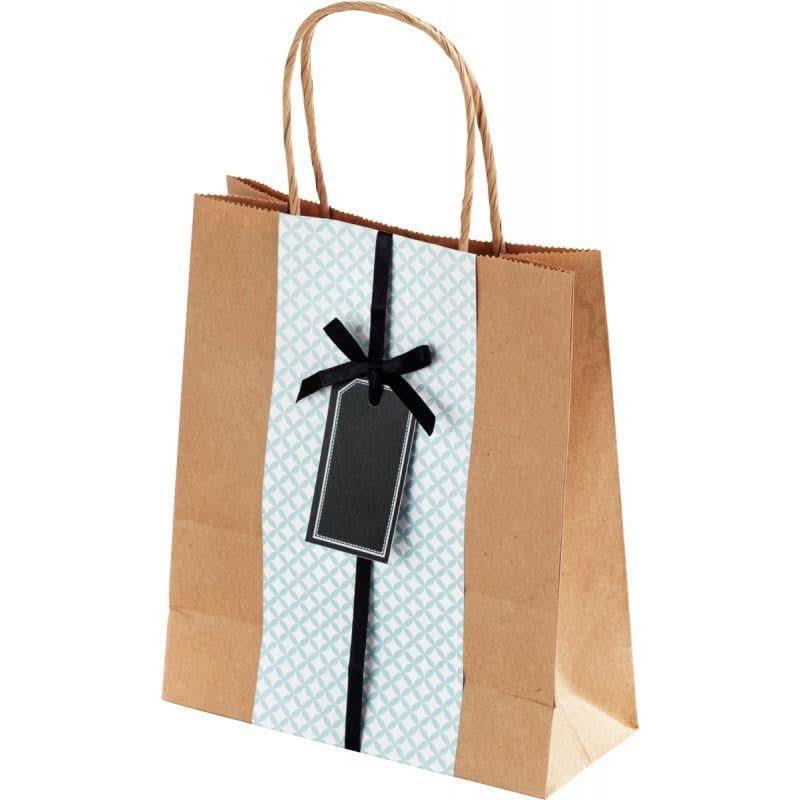 Lot de 20 sacs en kraft brun, 18 x 21 x 8 cm - Ma Rentrée Facile