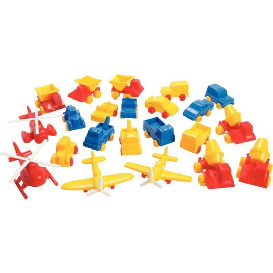 Lot de 22 véhicules assortis en plastique - Ma Rentrée Facile