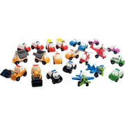 Lot de 22 véhicules rigolos assortis - Ma Rentrée Facile