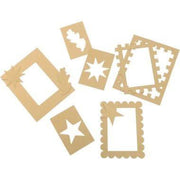 Lot de 24 cadres photos en carton 23x18 cm + 12 planches de décoration en 3D - Ma Rentrée Facile