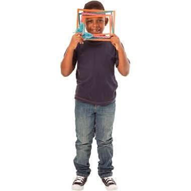 Lot de 24 cadres photos en carton 23x18 cm + 12 planches de décoration en 3D - Ma Rentrée Facile