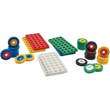 Lot de 24 grandes roues + 6 châssis pour EDUC BIG - Ma Rentrée Facile