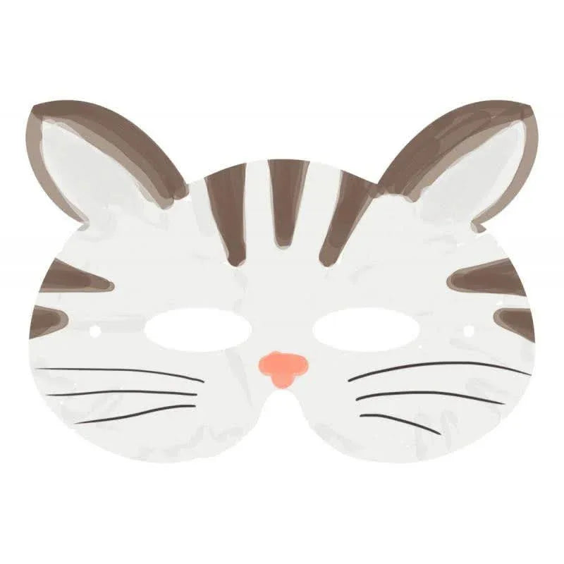 Lot de 24 masques en carton forme animaux assortis - Ma Rentrée Facile