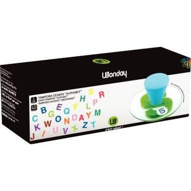 Lot de 26 maxi tampons, les lettres de l'alphabet en majuscule - Ma Rentrée Facile