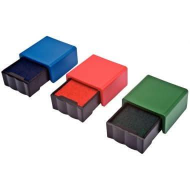 Lot de 3 cassettes d'encrages assorties pour tampon Smiley - Ma Rentrée Facile