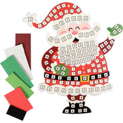 Lot de 3 formes de Noël pré-imprimées avec mosaïque mousse adhésive - Ma Rentrée Facile