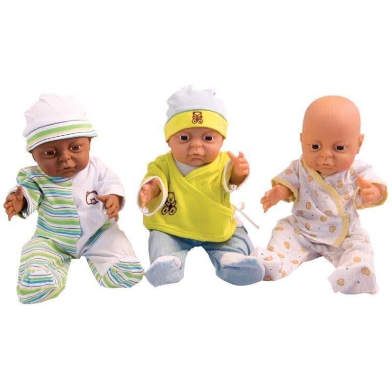 Lot de 3 pyjamas mixte pour poupées de 40 à 42 cm - Ma Rentrée Facile