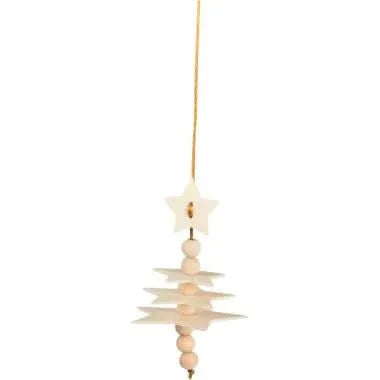 Lot de 3 suspensions étoiles 3D en bois - Ma Rentrée Facile