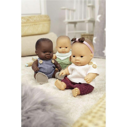 Lot de 3 tenues pour poupée fille 21 cm, MINILAND - Ma Rentrée Facile