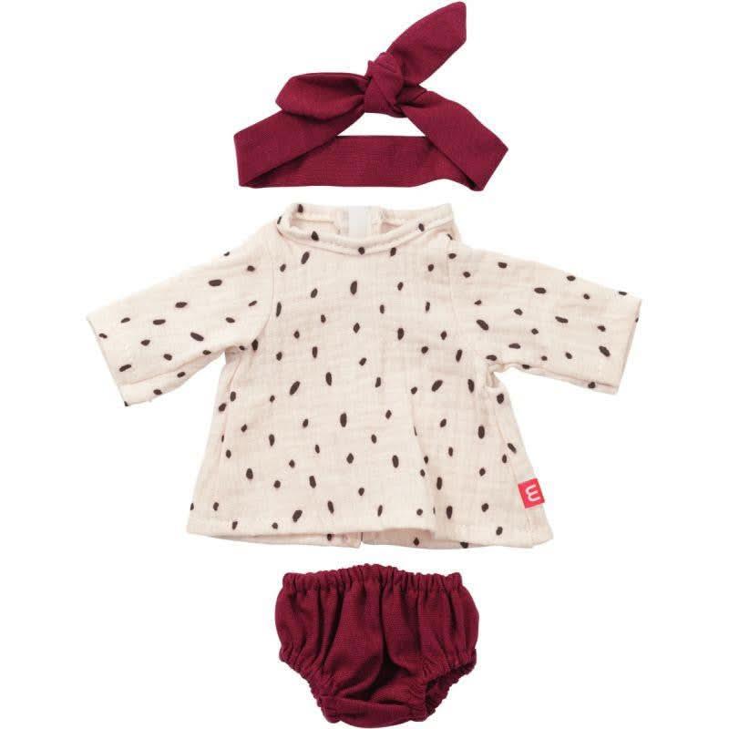 Lot de 3 tenues pour poupée fille 38 cm, MINILAND - Ma Rentrée Facile