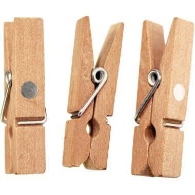 Lot de 30 pinces à linge magnétiques - Ma Rentrée Facile