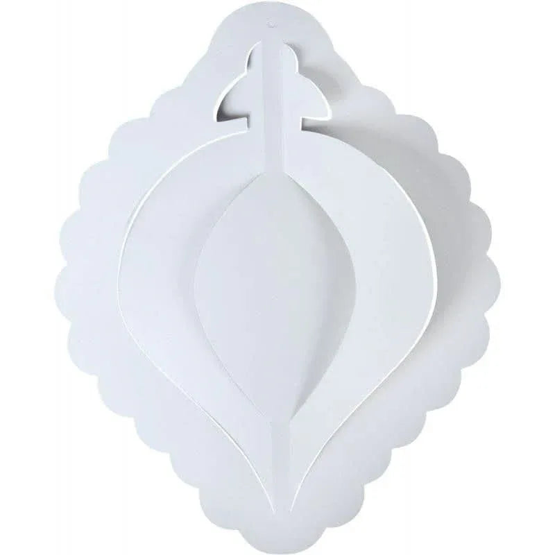 Lot de 30 suspensions déco 3D en papier blanc - Ma Rentrée Facile