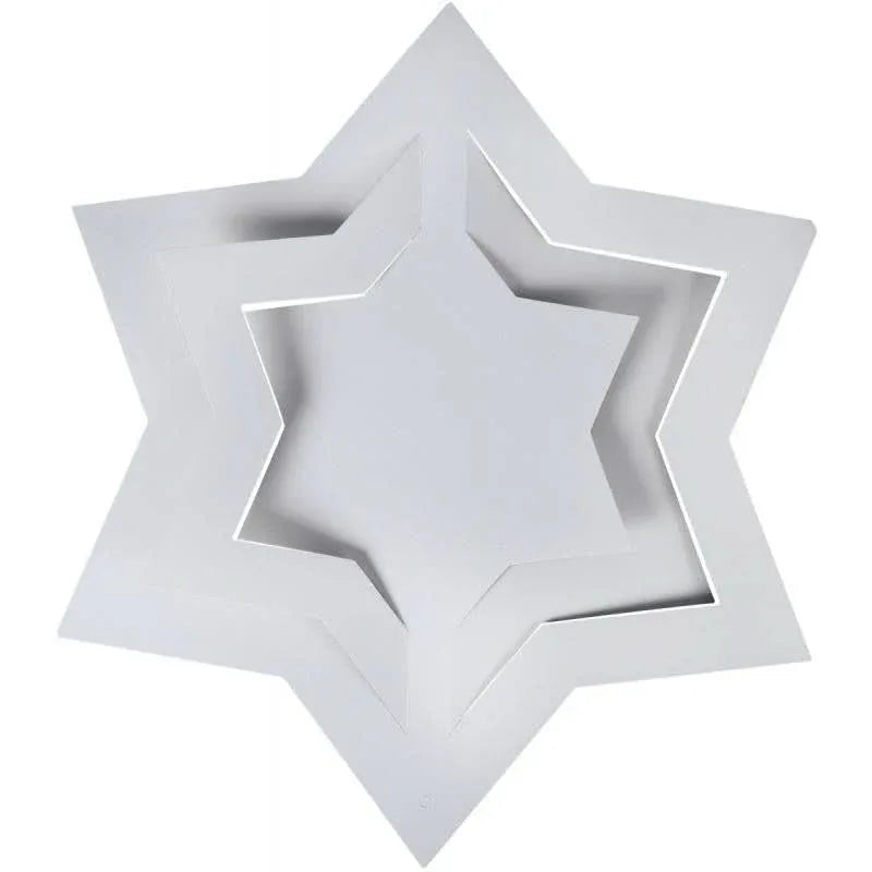 Lot de 30 suspensions déco 3D en papier blanc - Ma Rentrée Facile