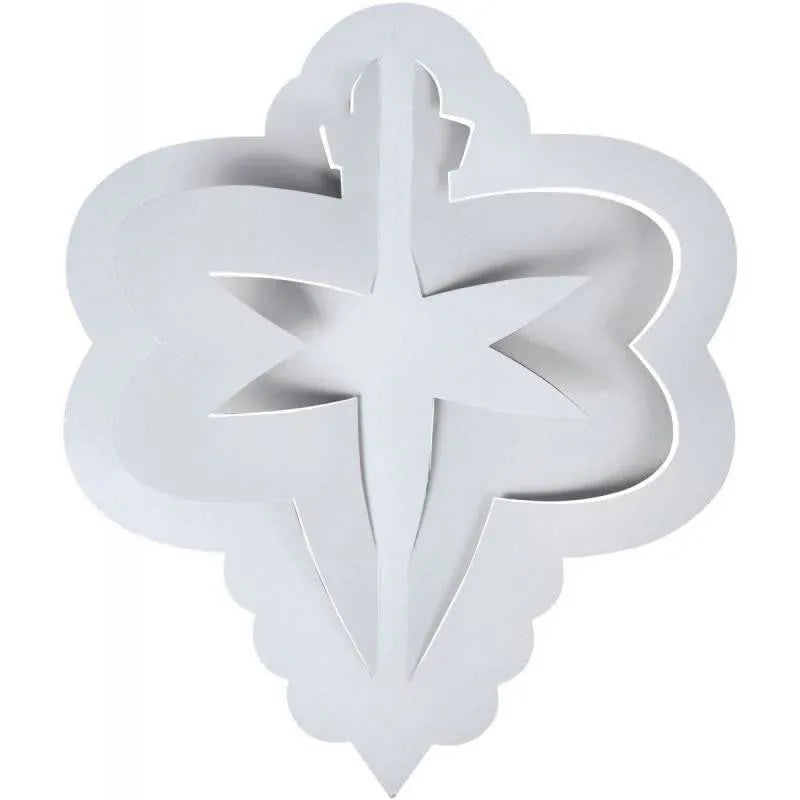 Lot de 30 suspensions déco 3D en papier blanc - Ma Rentrée Facile