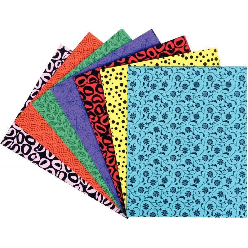 Lot de 3x4 pochoirs animaux et papier à motifs - Ma Rentrée Facile
