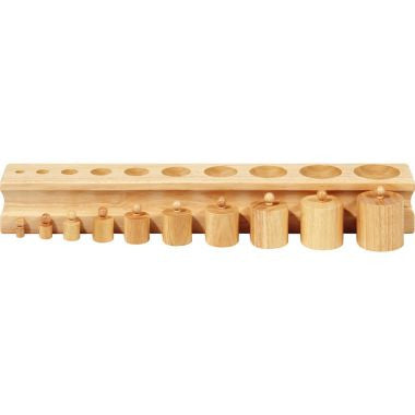 Lot de 4 blocs des cylindres, gamme économique Montessori