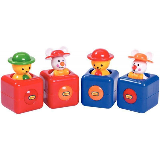 Lot de 4 cache-cache animaux TOLO - Ma Rentrée Facile
