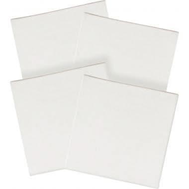 Lot de 4 cartons entoilés 10x10 cm - Ma Rentrée Facile