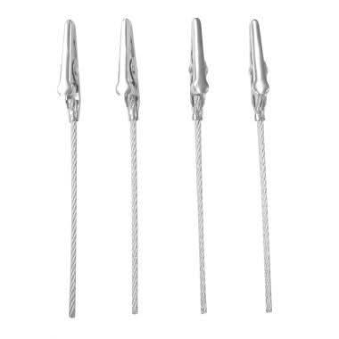 Lot de 4 pinces croco en métal pour pâte Fimo - Ma Rentrée Facile