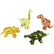 Lot de 4 puzzles 3D magnétiques, les dinosaures - Ma Rentrée Facile