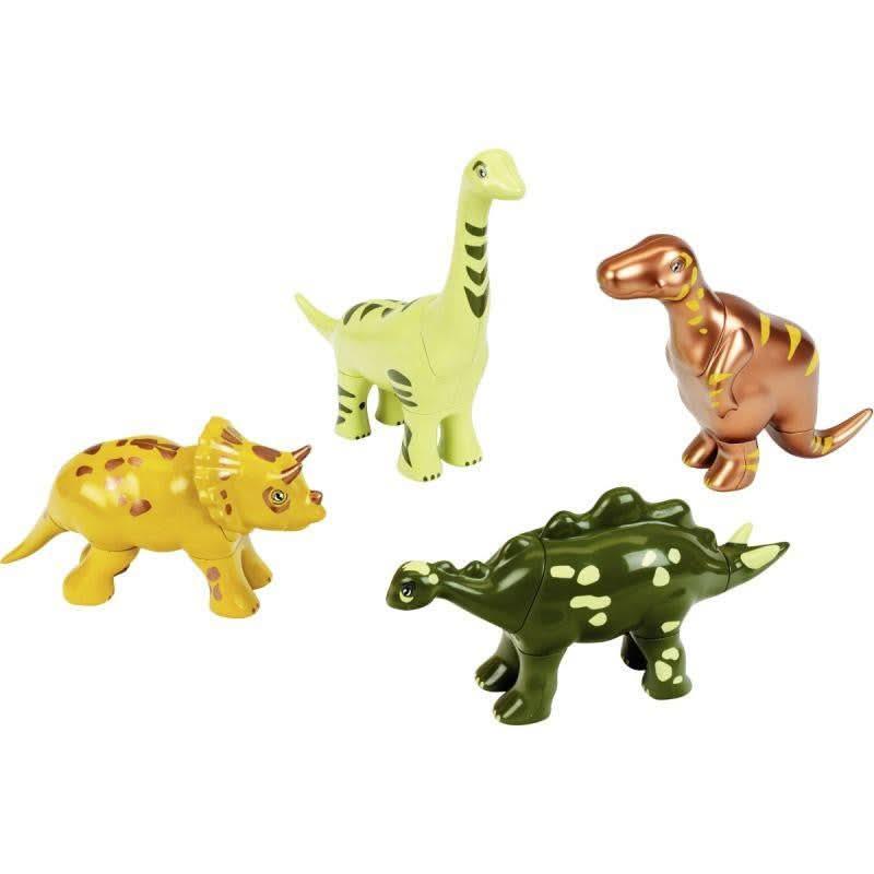 Lot de 4 puzzles 3D magnétiques, les dinosaures - Ma Rentrée Facile