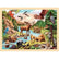 Lot de 4 puzzles à cadre en bois 48 ou 96 pièces, thèmes divers - Ma Rentrée Facile