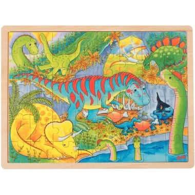 Lot de 4 puzzles à cadre en bois 48 pièces, thèmes divers - Ma Rentrée Facile