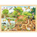 Lot de 4 puzzles à cadre en bois 96 pièces, thèmes divers n°1 - Ma Rentrée Facile