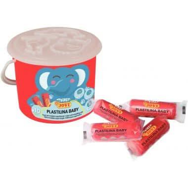 Lot de 4 seaux - 40 pains de 38 g de Plastilina - Ma Rentrée Facile
