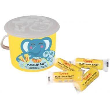 Lot de 4 seaux - 40 pains de 38 g de Plastilina - Ma Rentrée Facile