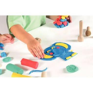 Lot de 4 seaux - 40 pains de 38 g de Plastilina - Ma Rentrée Facile