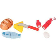 Lot de 5 aliments à couper en bois - Ma Rentrée Facile